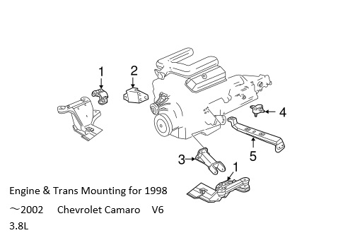 商品番号/6349　4TH　カマロ/トランザム　エンジン関係　等　(イラストにてお問合せ下さい　純正/社外品お探しします)