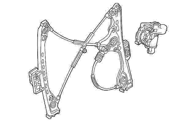 商品番号/6378　コルベットC7　2019～2014年GM　純正　パワーウインドレギュレーター(モーター付き)関連パーツ　(イラストにてお問合せ下さい　純正/社外品お探しします)関係